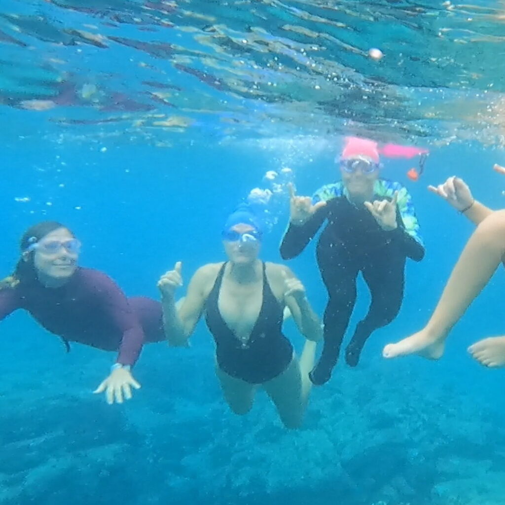 underwater salty yoga